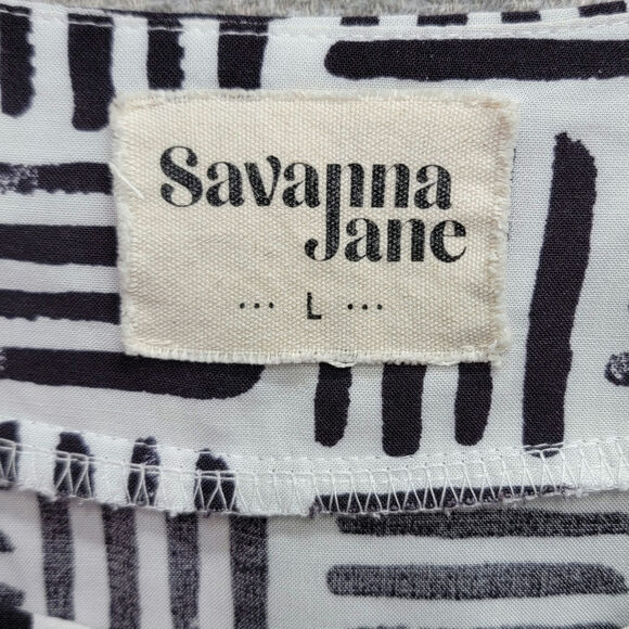 SAVANNA JANE EMBROIDERED TOP, SIZE L - Picture 4 of 7